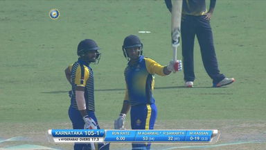 Vijay Hazare Trophy: Mayank Agarwal's swashbuckling ton