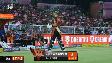 M52: RR vs SRH – Aiden Markram Wicket