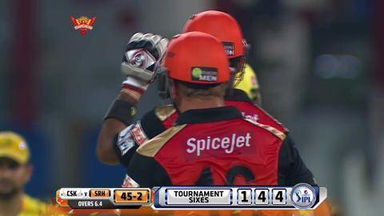 M17: SRH vs CSK –  Lokesh Rahul Six