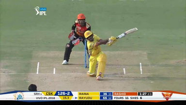 M20: SRH vs CSK –  Ambati Rayudu Six