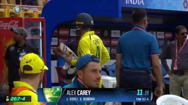 IND vs AUS 2023-24, 3RD ODI: Alex Carey Wicket