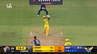 M34: LSG vs CSK – Ajinkya Rahane Six
