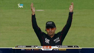 M4: RCB vs SRH – David Warner Six