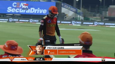 Eliminator: SRH vs RCB – Priyam Garg Wicket