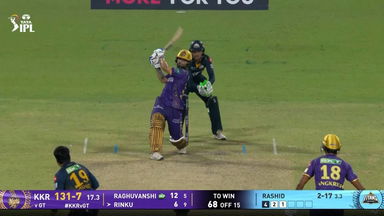 IPL 2025 M39: KKR vs GT - Rinku Singh Six