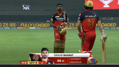 M43: RR vs RCB – K.S Bharat Wicket