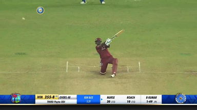 IND vs WI 2018, 3rd ODI: Ashley Nurse Six