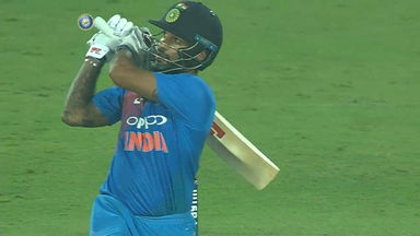 BOOM - Into the stands Dhawan Style