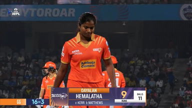 Wicket: Match 5, Gujarat Giants vs Mumbai Indians, WPL 2025: Dayalan Hemalatha Wicket