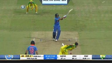 IND vs AUS 2020, 3rd ODI: Shreyas Iyer Six