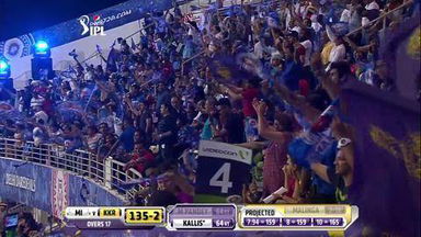 M1: MI vs KKR – Manish Pandey Wicket