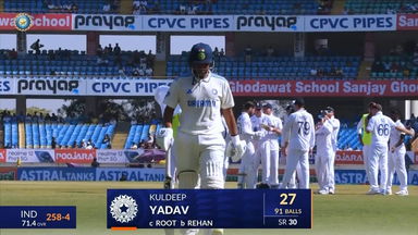 IND vs ENG 2024, 3RD Test: Kuldeep Yadav Wicket