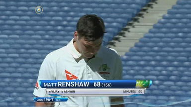 IND vs AUS 2017 - 1st Test day 1 : Matt Renshaw Wicket