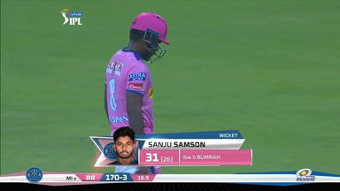 M27: MI vs RR – Sanju Samson Wicket