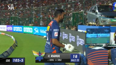 M15: RCB vs LSG – K L Rahul Wicket