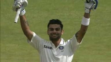 2012: India vs NZ, 2nd Test, 1st Inngs : Virat Kohli - 103