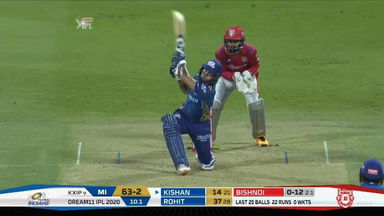 M13: KXIP vs MI – Ishan Kishan Six