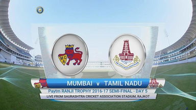 Ranji Trophy SF 1 2016-17 : Mumbai vs Tamil Nadu - Mumbai 2nd Innings Highlights