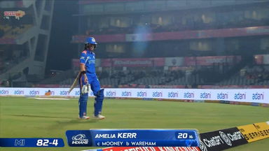Wicket: Match 19, Gujarat Giants vs Mumbai Indians, WPL 2026: Amelia Kerr Wicket
