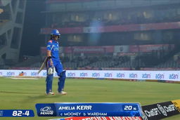 Wicket: Match 19, Gujarat Giants vs Mumbai Indians, WPL 2026: Amelia Kerr Wicket