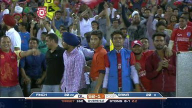 M3: KXIP vs GL – Suresh Raina Six