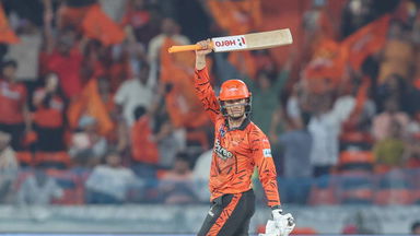In style! Abhishek goes 6, 6 en route to 100