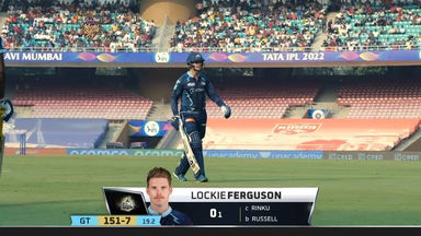 M35: KKR vs GT – Lockie Ferguson Wicket