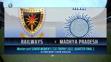 Senior Women's T20 Trophy 2022 QF1 :  Railways vs Madhya Pradesh: Match Highlights