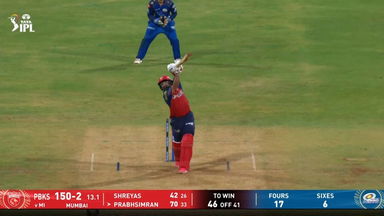IPL 2026 M24: MI vs PBKS - Prabhsimran Singh Six