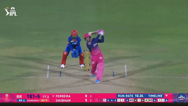 IPL 2026 M43: RR vs DC - Donovan Ferreira Six