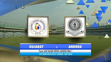 Vijay Hazare Trophy 2020-21, QF1 - Gujrat vs Andhra: Match Highlights