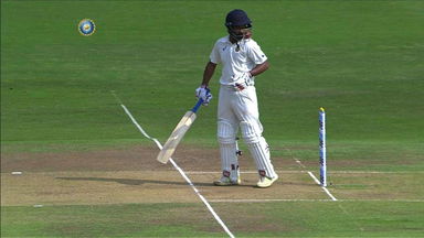 Ouch! Rohan Prem hit hard on helmet