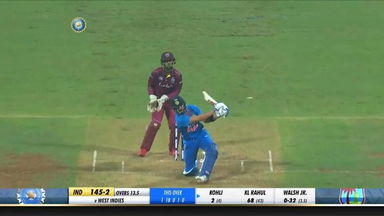 IND vs WI 2019, 3rd T20I: Virat Kohli Six