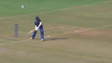 Priya Punia's first-ball four