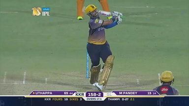 M23: KKR vs GL – Robin Uthappa Six