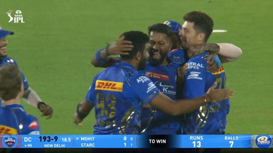 IPL 2025 M29: DC vs MI - Fall of Wickets