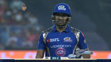 M54: KKR vs MI – Rohit Sharma Wicket