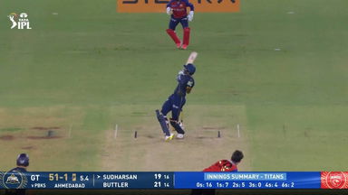 IPL 2026 M46: GT vs PBKS - Sai Sudharsan Six