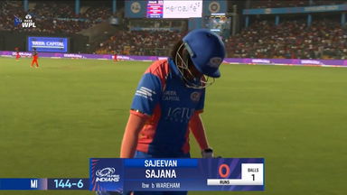 Wicket: Match 7, Royal Challengers Bengaluru vs Mumbai Indians, WPL 2025: Sajeevan Sajana Wicket