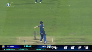IND vs SL 2023, 2ND T20I: Dasun Shanaka  Six