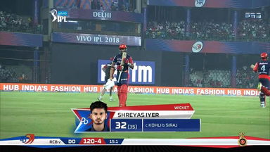 M45: DD vs RCB – Shreyas Iyer Wicket