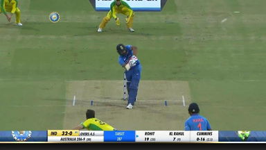 IND vs AUS 2020, 3rd ODI: Rohit Sharma Six