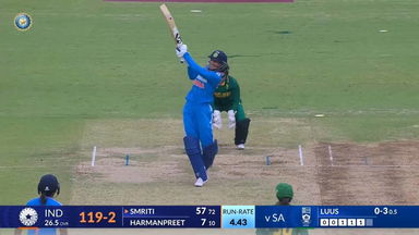 IND-W vs SA-W 2024, 2nd ODI: Smriti Mandhana Six
