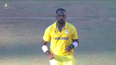 SMAT 2025, Saurashtra vs Tamil Nadu: Raghupathy Silambarasan's excellent spell of 3/30
