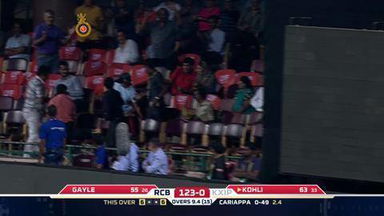 M50: RCB vs KXIP – Virat Kohli Six