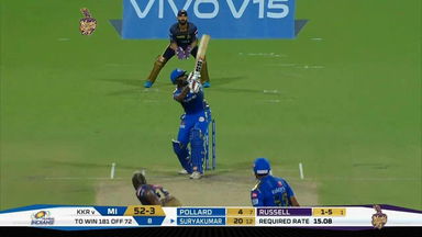 M47: KKR vs MI – Suryakumar Yadav Six