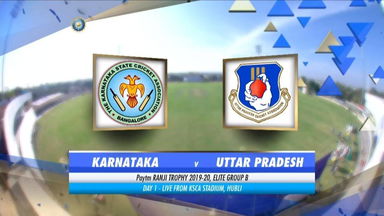 Ranji Trophy 2019-20: Karnataka vs Uttar Pradesh - Day 1 Highlights