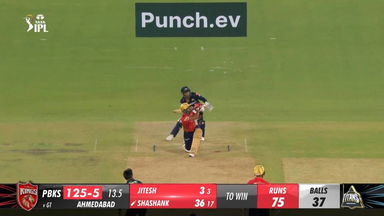 M17: GT vs PBKS – Shashank Singh Six