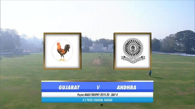 Ranji Trophy 2019-20: Gujarat vs Andhra - Day 4 Highlights