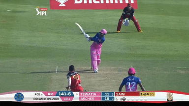 M15: RCB vs RR – Rahul Tewatia Six